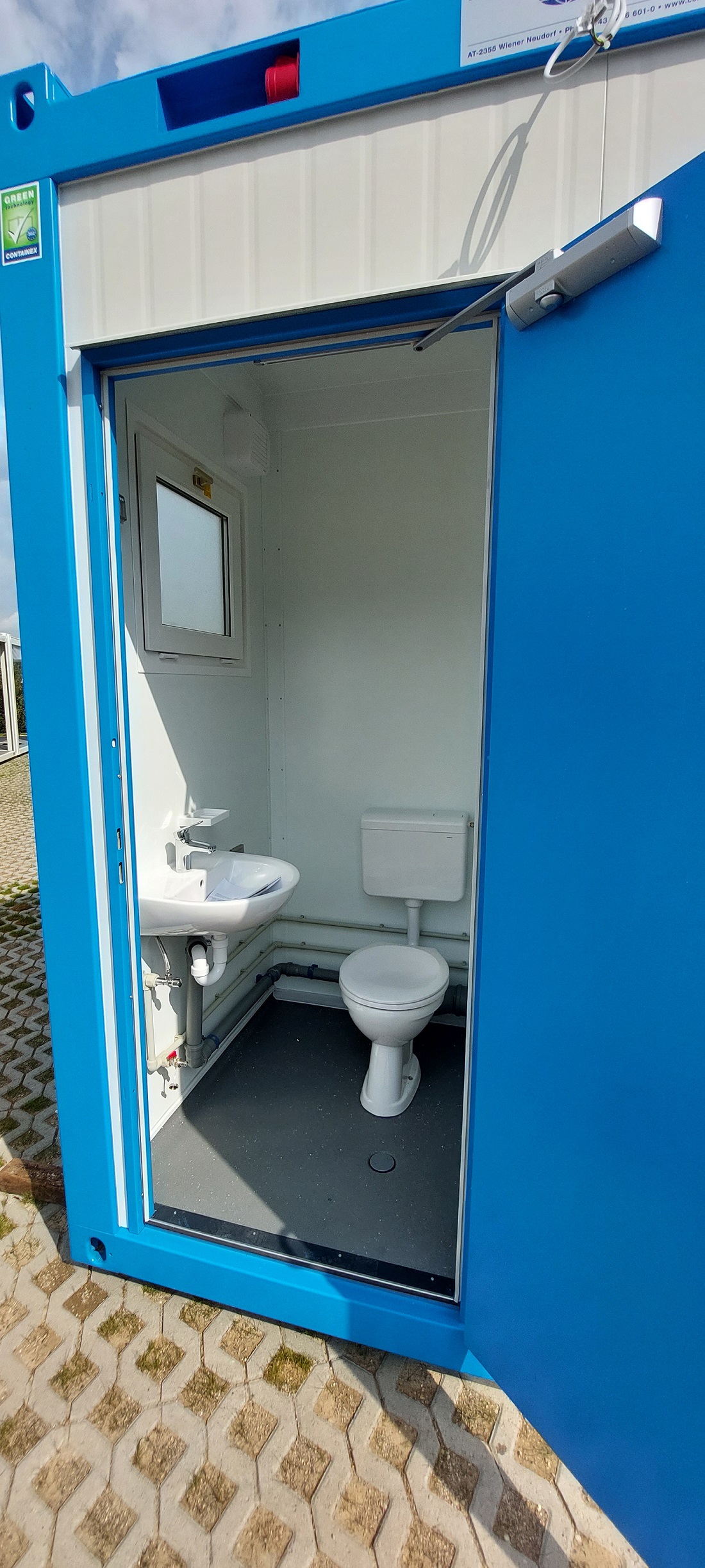 Sanitärcontainer Dusche WC Barrierfrei Giessener Container Modulbau 5